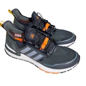 Adidas Men's Ultraboost Cold Ready Running Shoe Black Green Size 9